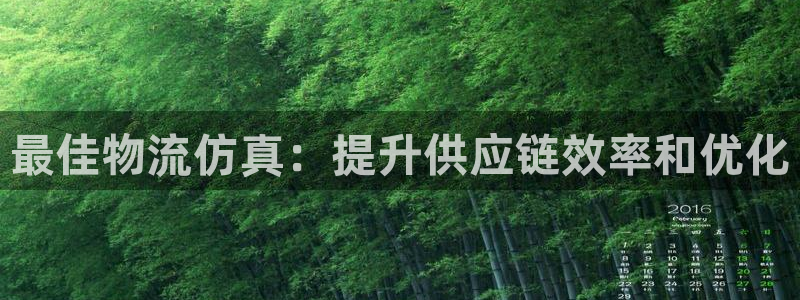 28圈连接：最佳物流仿真：提升供应链