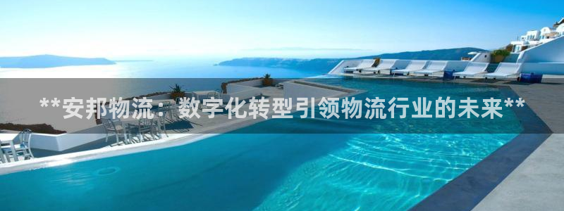 28圈反水：**安邦物流：数字化转型
