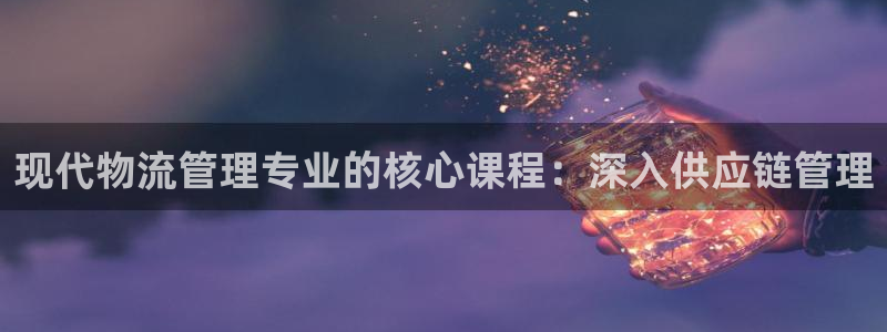 28圈软件：现代物流管理专业的核心课