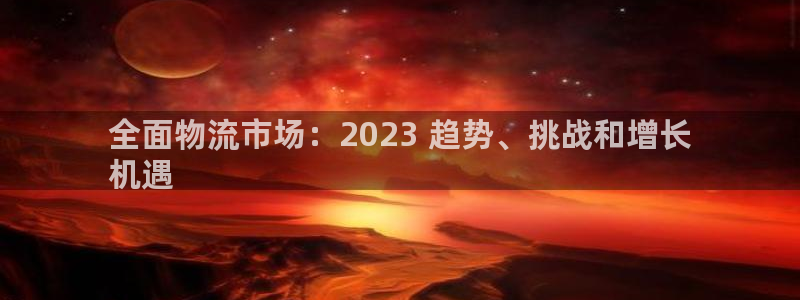 28圈平台注册：全面物流市场：202