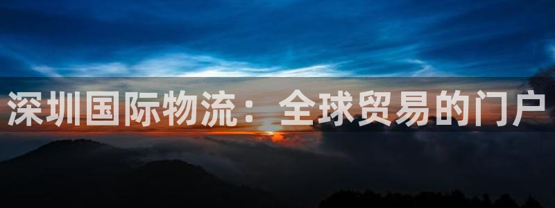 28圈官方官网版：深圳国际物流：全球