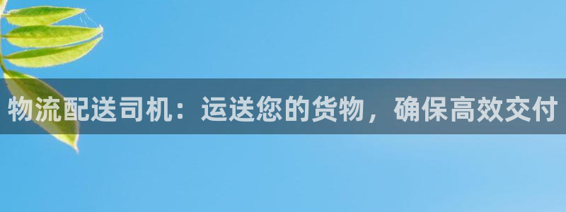 28圈注册号：物流配送司机：运送您的