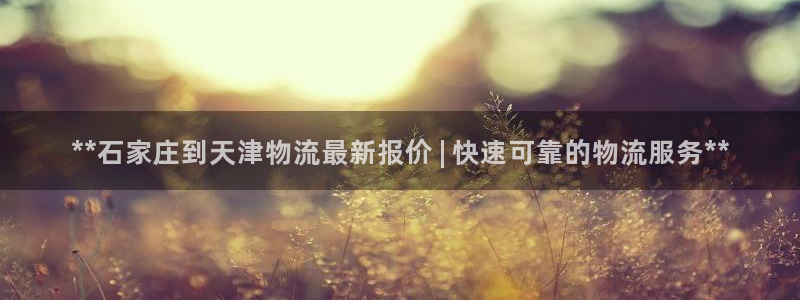 28圈充值不到账怎么办：**石家庄到天津物流最新报价 | 快