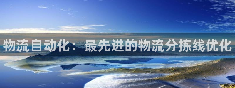 28圈登录：物流自动化：最先进的物流