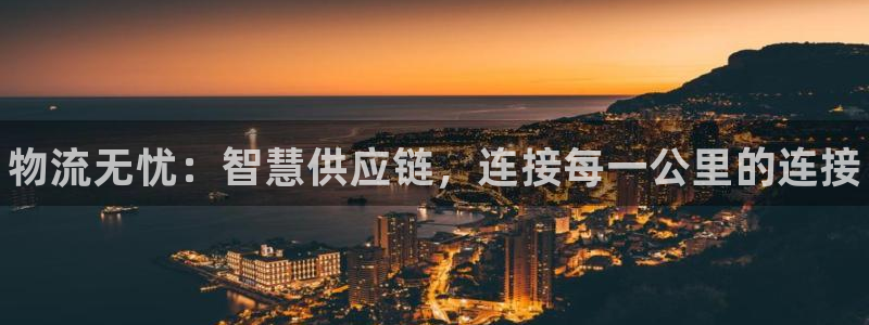 28圈平台注册：物流无忧：智慧供应链