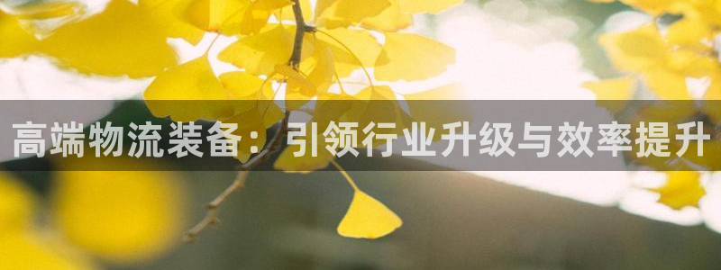 28圈官网版2024：高端物流装备：