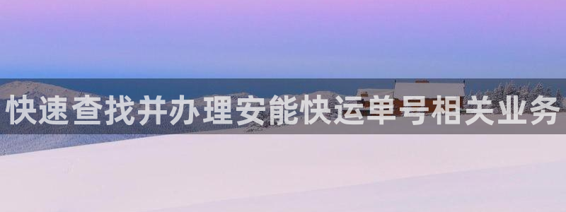 28圈官网注册：快速查找并办理安能快